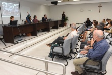 Palestra de abertura, no Auditório Padre Anchieta. Fotógrafo Antônio Albuquerque.