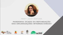 Tela de abertura da aula inaugural do IRI.