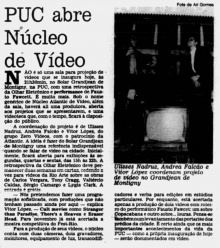Matéria no Jornal do Brasil, 29/09/2986, caderno B, p. 5.
