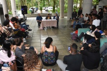 Debate sobre Ações Afirmativas, "por uma universidade antirracista". Fotógrafo Antônio Albuquerque.