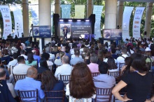 Palestra realizada no Edifício da Amizade. Fotógrafo Antônio Albuquerque.