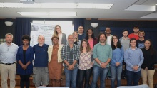 Participantes da abertura do evento, no auditório Padre Anchieta. Fotógrafa Thaiane Vieira. Acervo Comunicar.