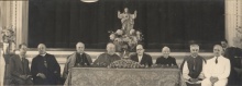 Mesa de autoridades na cerimônia de instalação dos cursos, no auditório do Colégio Santo Inácio Mesa de autoridades na cerimônia de instalação dos cursos, no auditório do Colégio Santo Inácio