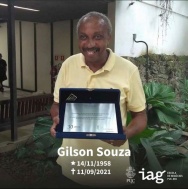 Gilson Souza, em homenagem do IAG.