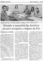 Matéria no Jornal da PUC.